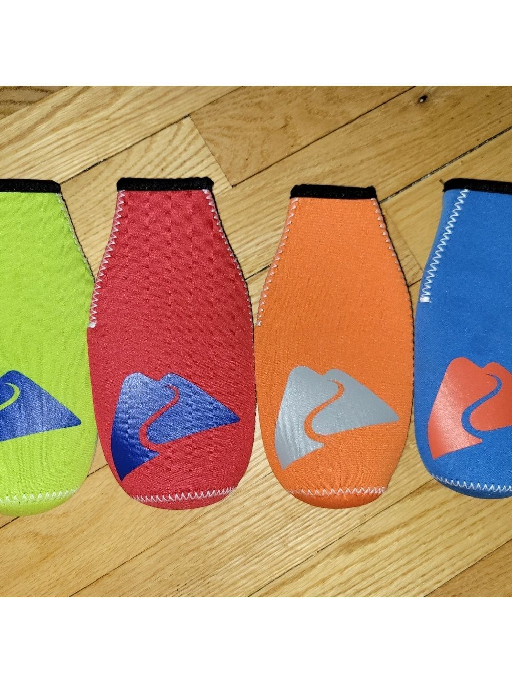 Insulated Zipper Bottle Koozie Set of 4